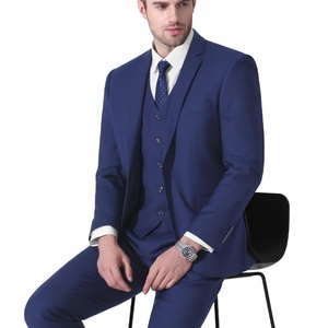 Traje Azul Marino de Alta Calidad para Hombre, Traje de Doble Botonadura, Traje de Boda a Medida para Hombre - Product Image 5