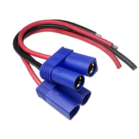 Connecteur banane EC2 EC3 EC5 EC6 EC8 à courant élevé personnalisé avec câble en silicone pour banque d'alimentation extérieure, démarreur de voiture