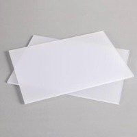 Diffuseurs acryliques, opale translucide personnalisée/blanc laiteux givré plastique acrylique/PMMA diffuseur de lumière feuille plaque panneau