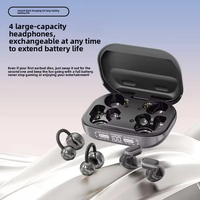 Auriculares inalámbricos de doble estilo (abiertos y intrauditivos) con clip para la oreja y función para dormir, en un solo estuche, con reducción de ruido ENC para uso compartido en pareja