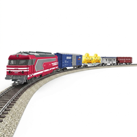 Modèle de train à l'échelle HO Hanfly BB 67000, locomotive diesel, wagon électrique avec éclairage, échelle 1/87, ensemble de train de démarrage, piste ovale