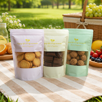 Sacs en plastique refermables avec fermeture éclair, personnalisables avec logo, couleur au choix, pour aliments, chocolat, biscuits, bonbons, collations, BOPP/PE/AL, résistants à l'humidité, pochettes verticales