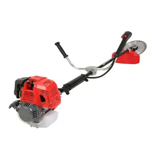 Garden Farm Shoulder Brush Manual Hand Cut Grass Trimmer 4Stroke Metal Blade Lawn Mower Power Petrol String Engine 52Cc