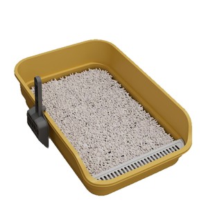 Extra Large Open <b>Cat</b> <b>Litter</b> Box Rectangle PP Material With Scoop For <b>Cats</b> And Dogs Pet Supplies - Product Image 1