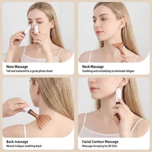 Set di Strumenti Massaggianti Gua Sha, Pettine per Massaggio alla Testa per Rilassamento, Alleviamento dello Stress e Tensione, Regalo Promozionale all'Ingrosso - Product Image 4