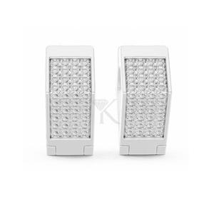 Pendientes Huggie de Plata 925 con Diamantes Naturales Multirrango en Pavé, Joyería Fina Elegante y Minimalista, Perfectos - Product Image 3