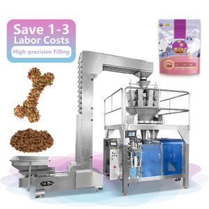 Máquina Automática de Bajo Costo para Bolsas Preformadas con Cierre, para Envasado y Sellado de Alimentos para Gatos, Snacks para Mascotas y Granulados - Product Image 1