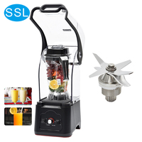 Ssl Commerciële Blender 2.5L Groenten En Fruit Voeding Mixer Keuken Voedsel Blender Met Zuiver Koper Motor Blender