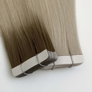 Extensiones de Cabello con Cinta Adhesiva de Doble Cara, Color Piano Birmano, de Larga Duración, 14 Pulgadas para Cabeza Completa - Product Image 3