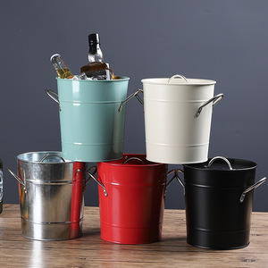 Cubo de Hielo Mystic Arts 2210F-01 con Tapa y Cuchara para Uso en Bares, KTV y Restaurantes - Product Image 4