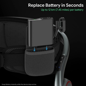 AstroShell Alpha 1 Classic, Exoesqueleto Ligero para Piernas con Asistencia de IA para Caminar, Ideal para Senderismo y Ciclismo, Batería de Intercambio en Caliente, 1 Suministro Terapéutico - Product Image 3