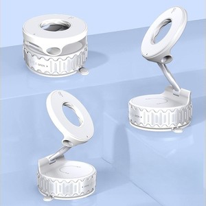 Nuevo soporte para teléfono móvil de aleación de zinc con adsorción al vacío 360, soporte plegable magnético fuerte de calidad para navegación en coche. - Product Image 1