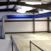 Conduits en tissu polyester - Conduits carrés flexibles et économes en énergie pour les systèmes de climatisation industrielle dans les hôpitaux et les écoles