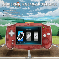 Console de jeu portable RG34XX Mini, écran IPS 3,4 pouces, système Linux 64 bits, 32 Go, 32 Mo de RAM, batterie 3500 mAh, Wi-Fi, lecteur de jeux rétro