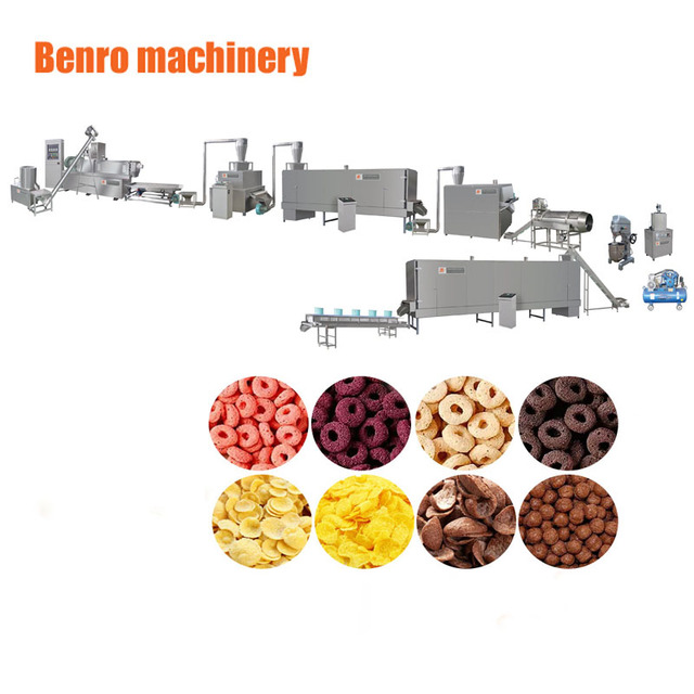 Oats Cereals Processing Machine Maize Breakfast Cereal Making Machine Breakfast Cereals Machinery for Sale