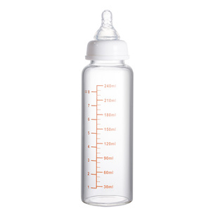 Prodotti di esportazione a mano libera del bambino bottiglia di alimentazione bottiglia di latte del bambino di <span class=keywords><strong>vetro</strong></span> bottiglia di bambino - Product Image 2