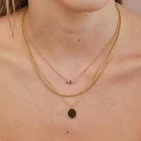 Collier avec pendentif en forme de croissant de lune en argent 925 avec gravure de nom, chaîne délicate Gemnel, breloques en CZ
