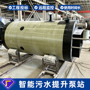 Frp Integrated Pump Station For Sewage Lifting In Basement With Flange Connection And Electric Power Source - Product Image 5