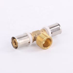 Raccords à sertir en laiton pour tuyauterie, raccords à sertir pour tuyaux multicouches Pex Pert, raccords à sertir Watermark Acs Aenor CSTB - Product Image 2