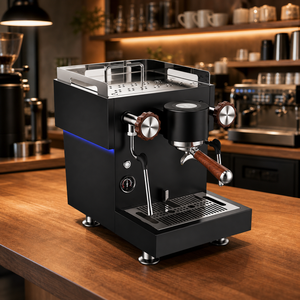 Cafetera Espresso Profesional Semiautomática Italiana de 1600W con Pantalla Inteligente y Bomba de Vibración para el Hogar - Product Image 2