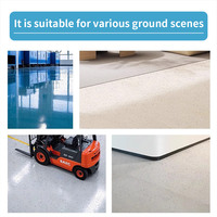 Peinture de sol époxy auto-nivelante écologique à base de sable coloré, revêtement liquide effet marbre pour carrelage, couleurs personnalisables
