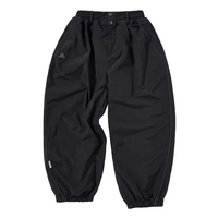 Pantalon de ski unisexe en tissu T400, imperméable, coupe-vent, résistant à l'abrasion, pantalon de snowboard ample, pantalon de jogging d'extérieur