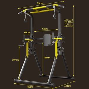 Fabrika Çıkışlı Çok Fonksiyonlu Ev Spor Salonu Güç Antrenmanı Ekipmanı-Power Tower Dip İstasyonu Barfiks Çubuğu Fitness Ekipmanı - Product Image 3