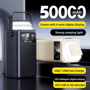 Nuovo ad alta capacità 20000/30000/50000/80000mAh banca di potere portatile con Display LCD PD22.5W ricarica rapida all'aperto centrale elettrica - Product Image 3