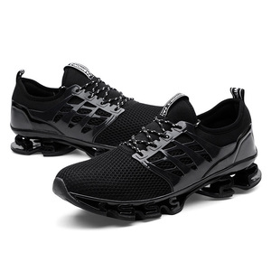 Zapatos de Malla Acolchados con Cordones, Transpirables, Cómodos y a la Moda, Estilo Blade Warrior, Zapatos Casuales Versátiles para Hombre para Todas las Temporadas - Product Image 2