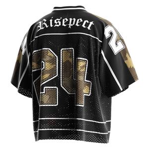 เสื้อฟุตบอลอเมริกันสไตล์เรโทรคลาสสิกพร้อมดีไซน์ที่เหมาะสำหรับการพิมพ์แบบ Sublimation และแผ่นระบายความชื้นสำหรับสวมใส่ข้างสนาม - Product Image 4