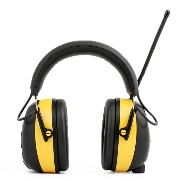 FM/AM Radio Earphones Noise Reduction Soundproof Protective Earmuffs for Mowing Lawn for School Garden Outdoor Sensory Training