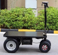 Meilleure vente 750kg 1000kg chariot électrique à plat logistique camion de cueillette brique chariot de Transport pliable