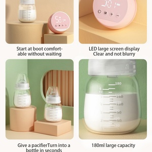 Extractor de Leche Eléctrico USB con Biberón Libre de BPA, Extractores de Leche de Silicona Potentes, Accesorios para Bebés - Product Image 6