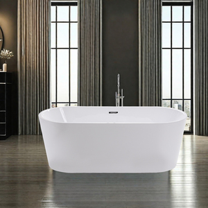 Bañera Acrílica Portátil Moderna, Independiente, Grande y Profunda, <span class=keywords><strong>Bañeras</strong></span> Económicas de Fábrica en Oferta - Product Image 3