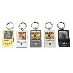 <span class=keywords><strong>Llavero</strong></span> Musical Novedoso al por Mayor, <span class=keywords><strong>Llavero</strong></span> de Música de Amor para San Valentín, Cumpleaños, Boda, Llaveros Acrílicos Personalizados con Diseño de Álbum - Product Image 6