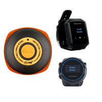 Système de téléavertisseur sans fil 433Mhz pour le service d'appel de serveur pour café Restaurant Buzzer Vibration Watch Pager
