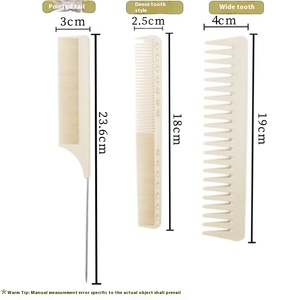 Peine <span class=keywords><strong>de</strong></span> Dientes <span class=keywords><strong>de</strong></span> Plástico Ultrafino <span class=keywords><strong>de</strong></span> Doble Cara para Cortar el <span class=keywords><strong>Cabello</strong></span>, Mango <span class=keywords><strong>de</strong></span> Acero, Peines para <span class=keywords><strong>Cabello</strong></span> Esponjoso, Peine para el <span class=keywords><strong>Cabello</strong></span>, Directo <span class=keywords><strong>de</strong></span> Fábrica - Product Image 2