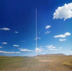 Tháp đo gió khí tượng Shenghong 10M-200M, kết cấu thép góc mạ kẽm nhúng nóng, hệ thống radio khí tượng - Product Image 1