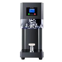 Machine de scellage de canettes semi-automatique personnalisable pour usage commercial dans les magasins de thé au lait et la bière