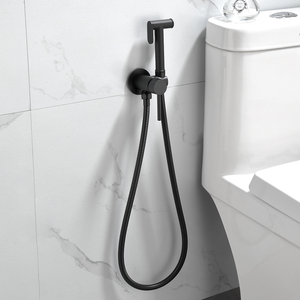 Valve de chasse d'eau moderne mains libres pulvérisateur de bidet en or brossé toilette eau chaude froide bidet mural pulvérisateur de bidet en laiton - Product Image 4