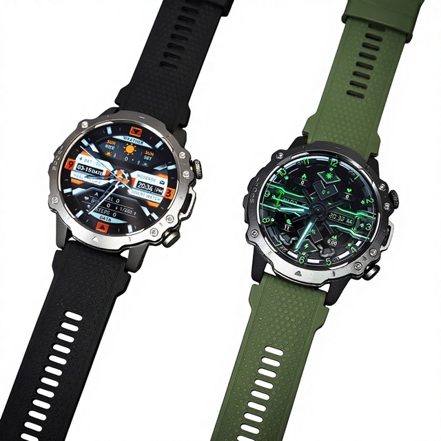 [Direct Manufacturer] MA15 AMOLED Smart Watch Outdoor Sports for Call Heart Rate Voice Assistant Life Waterproof Private