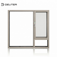 Ventanas de Aluminio con Rotura de Puente Térmico de 2.0mm, Resistentes a Huracanes, con Esquinas de Borde Cero, para Proyectos de Construcción de Condominios de Lujo