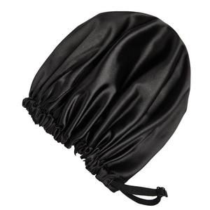 <span class=keywords><strong>Bonnet</strong></span> de nuit pour femmes, accessoire en <span class=keywords><strong>Satin</strong></span> de soie, Double couche, avec bande élastique, à la mode <span class=keywords><strong>Amazon</strong></span> 100% - Product Image 5