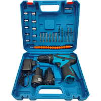 Perceuse électrique portative rechargeable à mandrin à trois griffes, vitesse variable en continu, best-seller transfrontalier