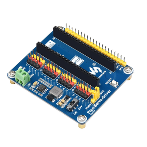 Servomoteur PWM 16 canaux, Module de pilote, carte d'extension de bouclier, chapeau pour RPI <span class=keywords><strong>Raspberry</strong></span> <span class=keywords><strong>Pi</strong></span> <span class=keywords><strong>PICO</strong></span> <span class=keywords><strong>RP2040</strong></span> <span class=keywords><strong>W</strong></span> WH - Product Image 1
