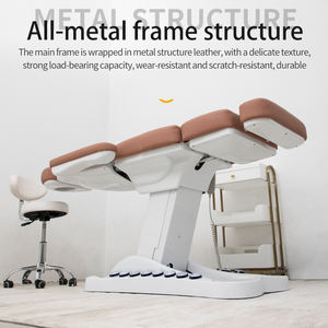 طاولة تدليك كهربائية بقاعدة أكريليك مع سرير سبا خفيف مع 3 محركات - Product Image 5