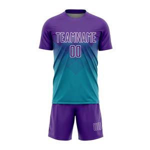 Customized Sublimated Breathable Short Sleeve Printed Soccer Uniform Low MOQ Custom OEM Service Latest Style Unisex - Product Image 2