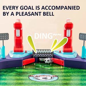 סט משחק כדורגל שולחני מפלסטיק KSF - משחק כדורגל חינוכי 2 נגד 1 למשפחה ולילדים - Product Image 5