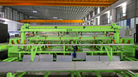 Machine d'emballage de tuyaux entièrement automatique et facile à utiliser, palettiseuse, machine de scellage de tubes pour sacs plastiques robustes, commande PLC, moteur