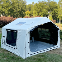 Tente de camping gonflable 420D Oxford imperméable quatre saisons, tente familiale gonflable pour le camping en plein air, tentes de camping extérieures